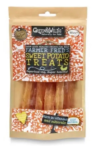 Green & Wilds Sweet Potato Treats 100g