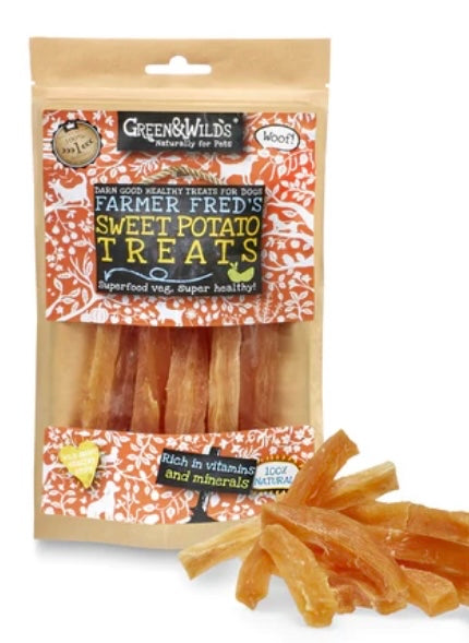 Green & Wilds Sweet Potato Treats 100g