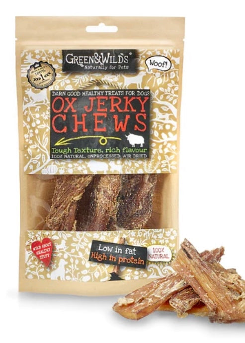 Green & Wilds Ox Jerky Chews 150g