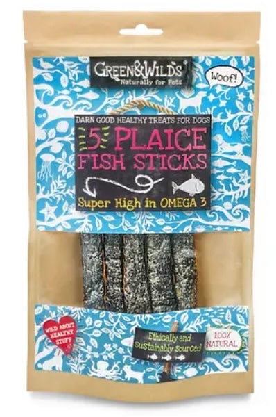 Green & Wilds Plaice Fish Sticks 100g