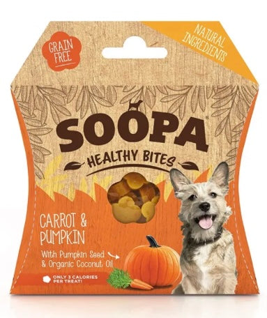 Soopa Pumpkin & Carrot healthy bites 50g Grain free