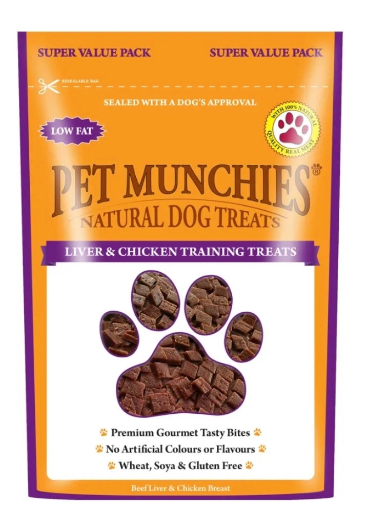 Pet Munchies Liver & Chicken Training Treats 50g