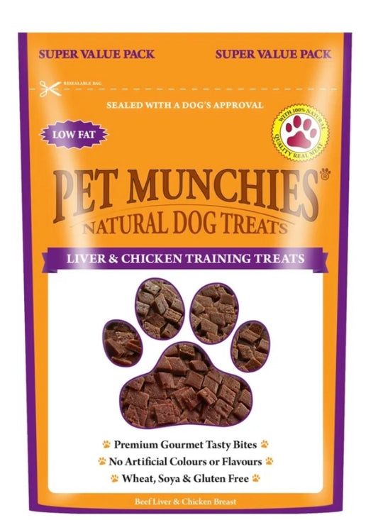 Pet Munchies Liver & Chicken Training Treats 50g