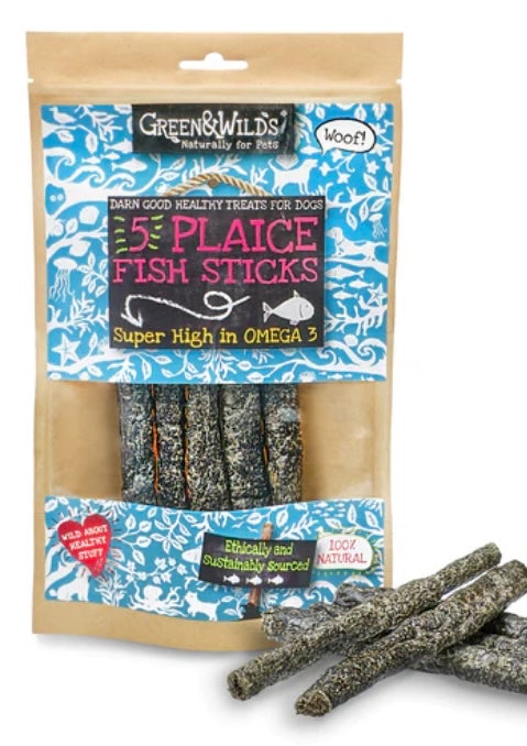 Green & Wilds Plaice Fish Sticks 100g