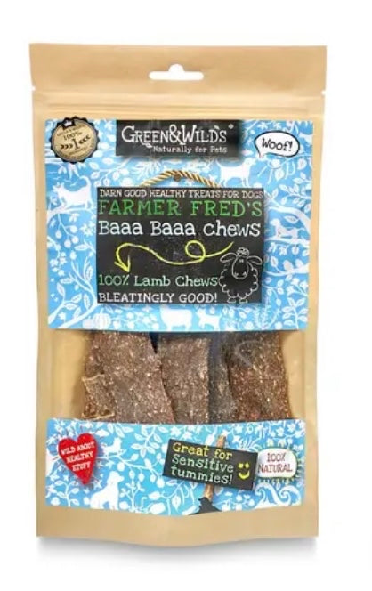 Green & Wilds.          Baaa Baaa Chews 100g