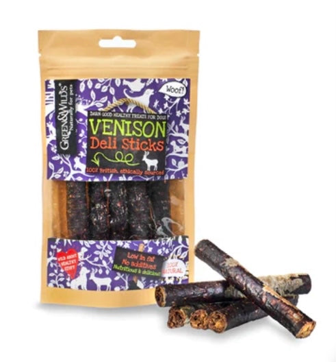 Green & Wilds Venison Deli Sticks 75g