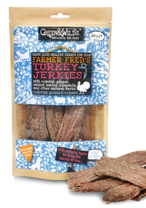 Green & Wilds Turkey Jerkies 100g