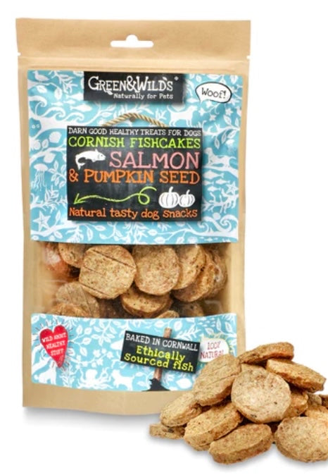 Green & Wilds Cornish Fishcakes Salmon & Pumpkin Seeds 150g