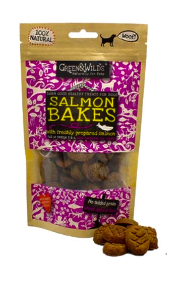 Green & Wilds Salmon Bakes 150g