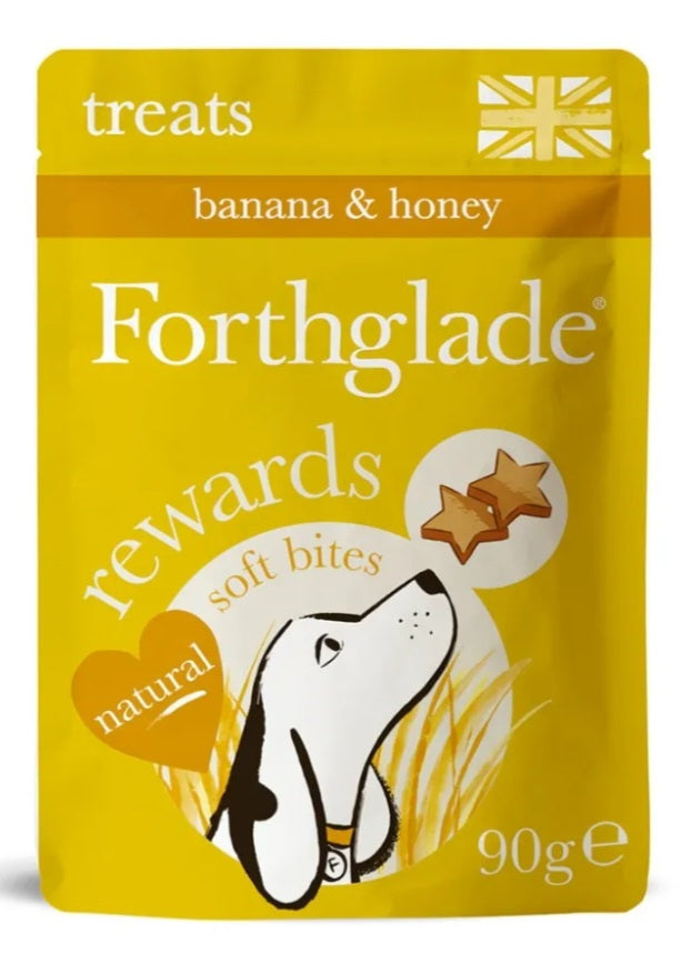 Forth Glade Grain Free Honey & Banana Soft Bite Natural Treats