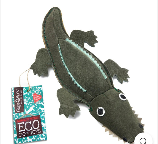 Green & Wilds.    Colin the Crocodile eco toy