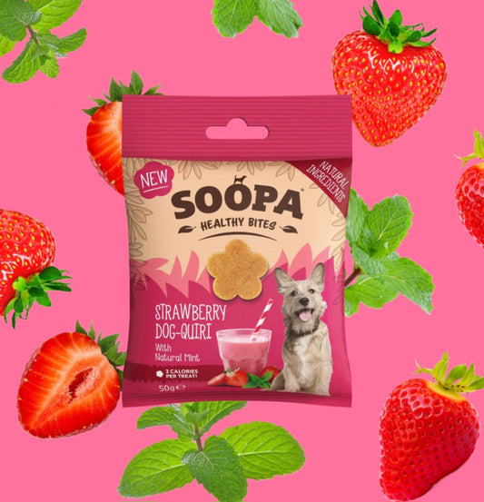 Soopa Strawberry Dog-Quiri healthy bites