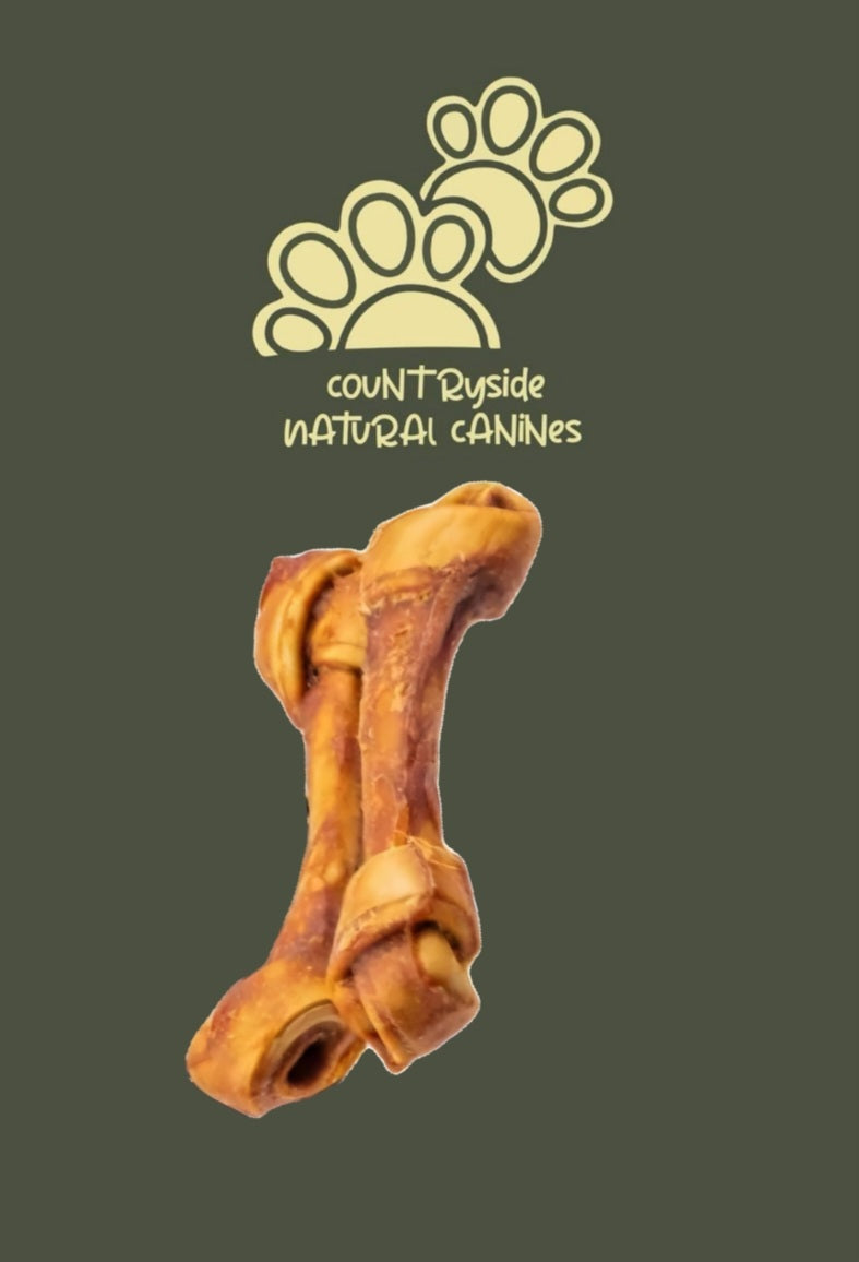 Zero Hide Peanut Butter & Chicken Knotted Bones(Large)